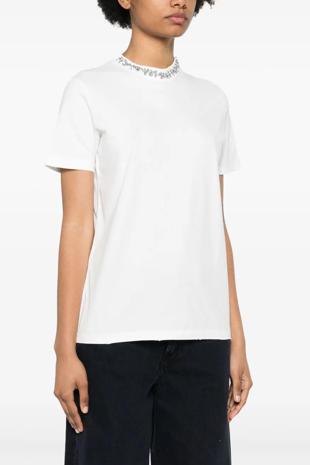 GOLDEN GOOSE Crystal crew neck t-shirt