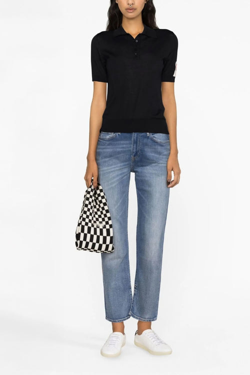 GOLDEN GOOSE 'Glenda' polo shirt For Women 100% virgin wool