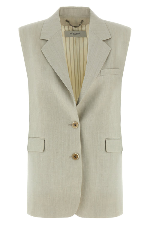 GOLDEN GOOSE 'Nicole' vest For Women 75% virgin wool, 25% cotton