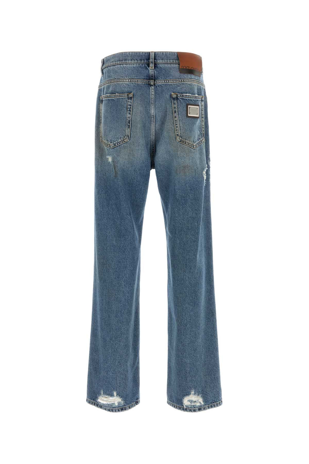 DOLCE & GABBANA DENIM PANTS For Men Exterior: 100% Cotton