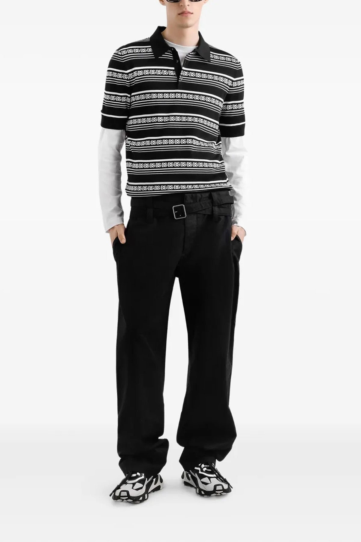 dolce & gabbana Knitted polo shirt