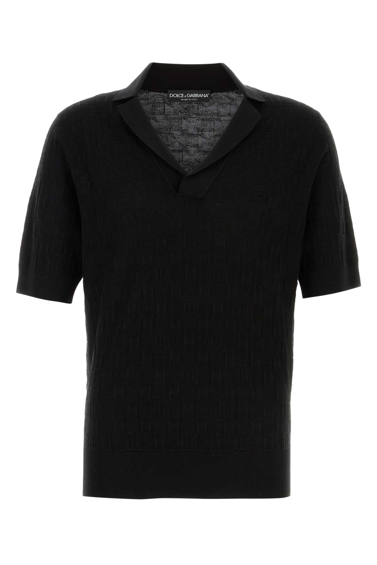 DOLCE & GABBANA PULLOVER For Men Exterior: 93% Silk 6% Nylon 1% Elastane
