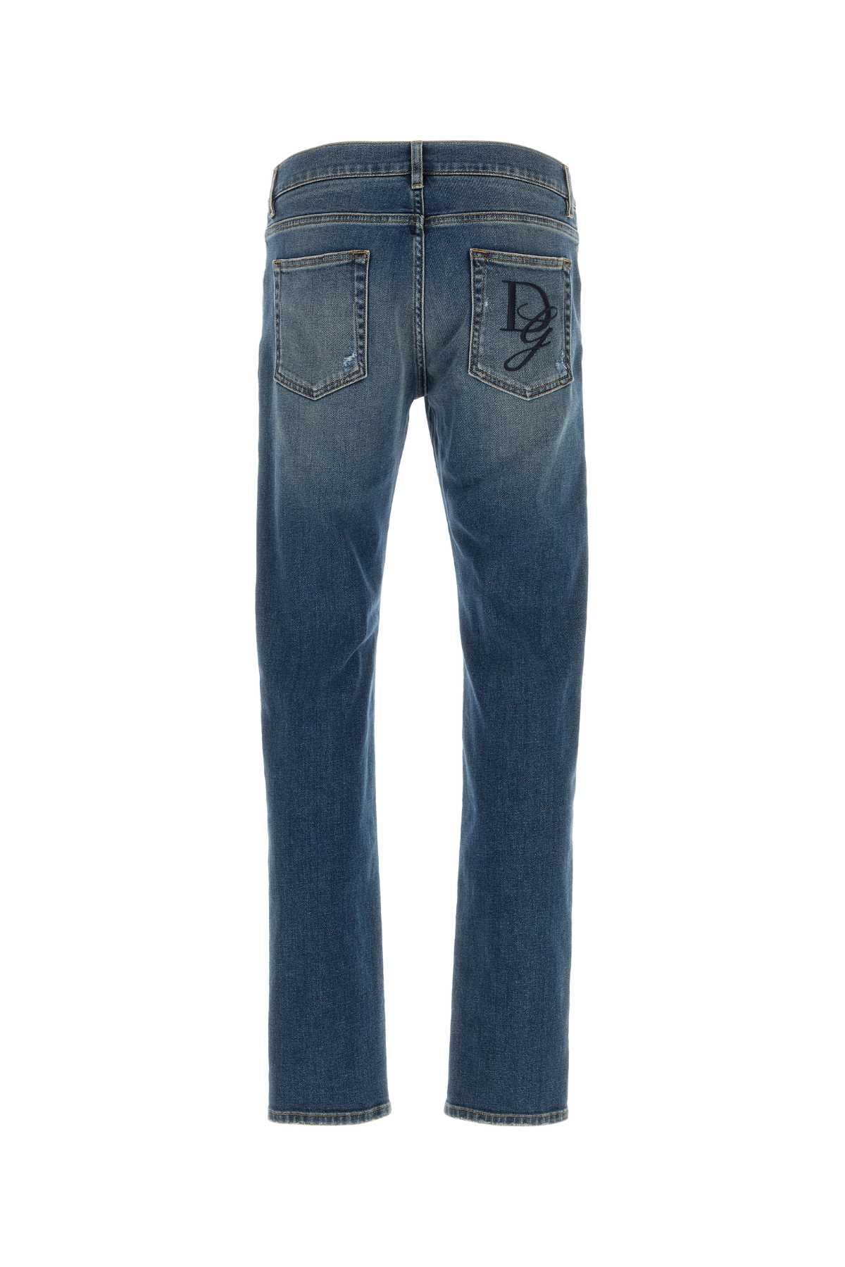 DOLCE & GABBANA PANTALONE For Men Exterior: 98% Cotton 2% Elastane