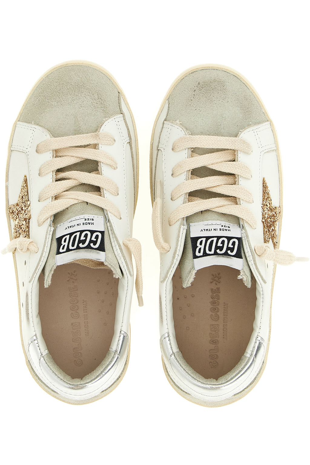GOLDEN GOOSE 'Superstar' sneakers For Baby girl 97% lh 2% pet 1% co