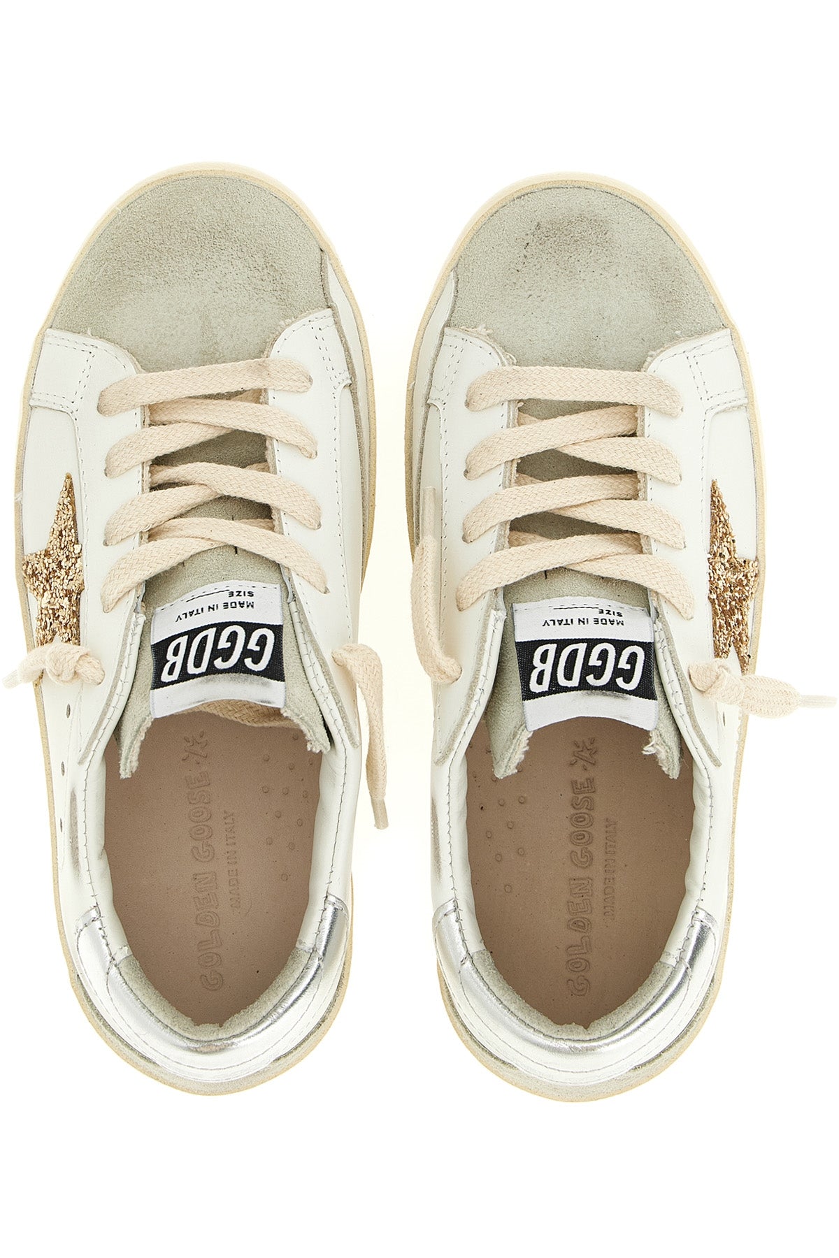 GOLDEN GOOSE 'Superstar' sneakers For Baby girl 97% lh 2% pet 1% co