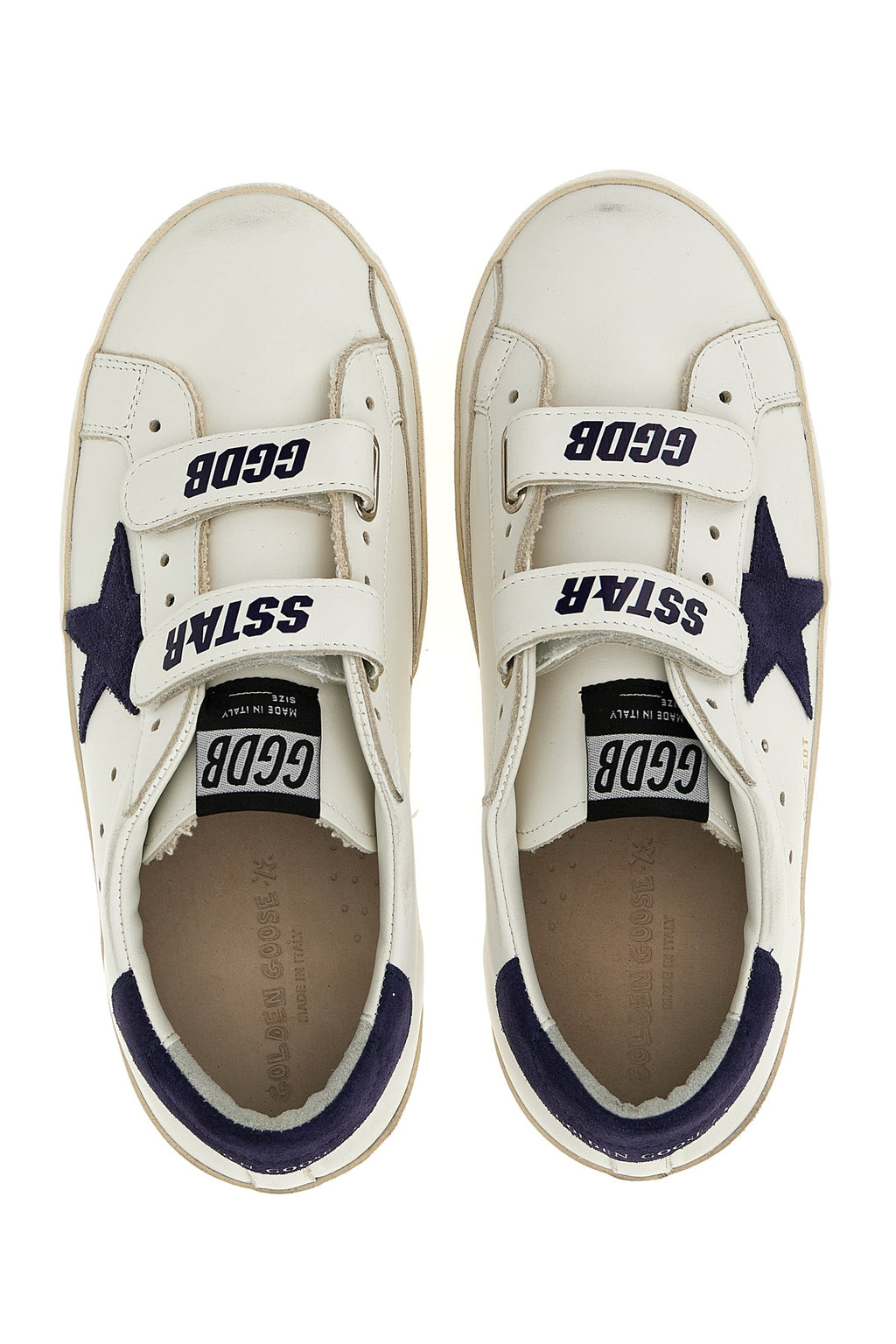 GOLDEN GOOSE 'Old School' sneakers For Unisex baby 100% cowhide