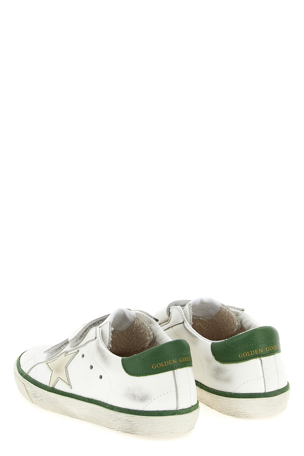GOLDEN GOOSE 'Old School' sneakers For Baby boy 100% cow leather (bos taurus)