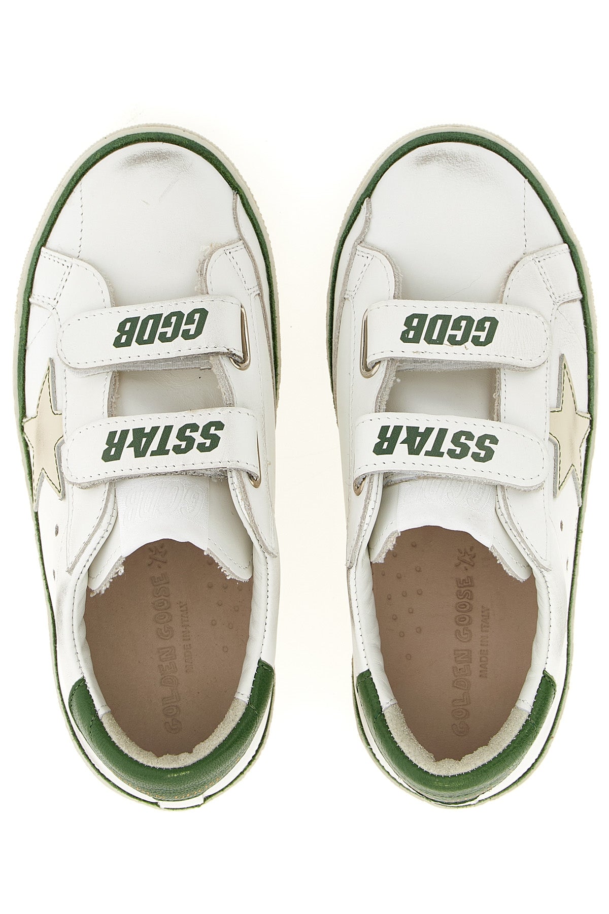GOLDEN GOOSE 'Old School' sneakers For Baby boy 100% cow leather (bos taurus)