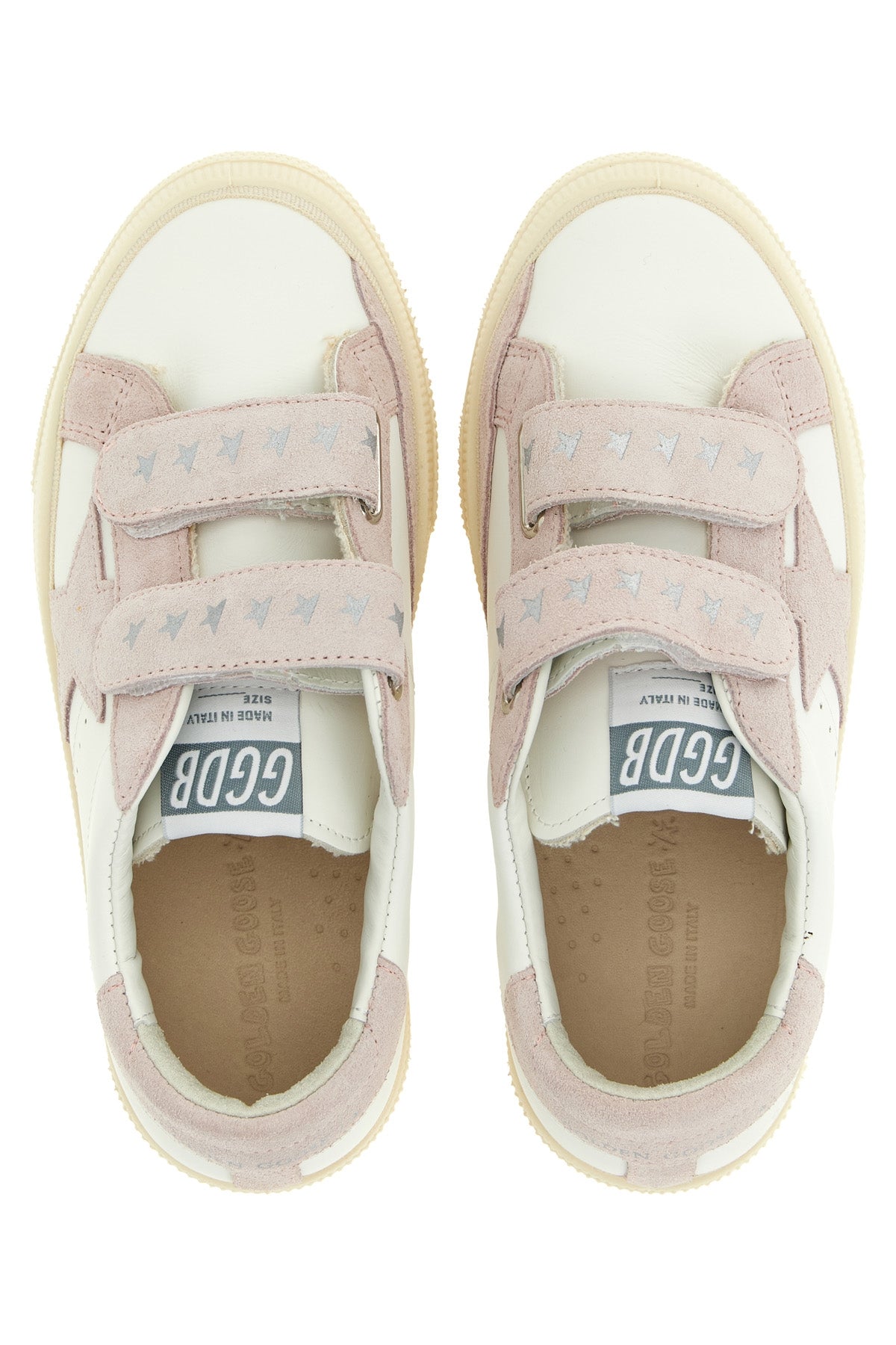 GOLDEN GOOSE 'May School' sneakers For Baby girl 100% cow leather (bos taurus)