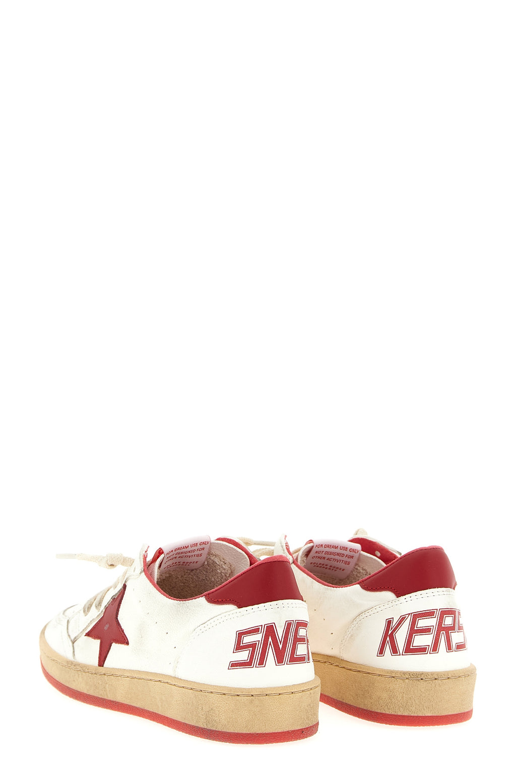 GOLDEN GOOSE 'Ball Star' sneakers For Unisex baby 95% ovine leather 5% cow leather