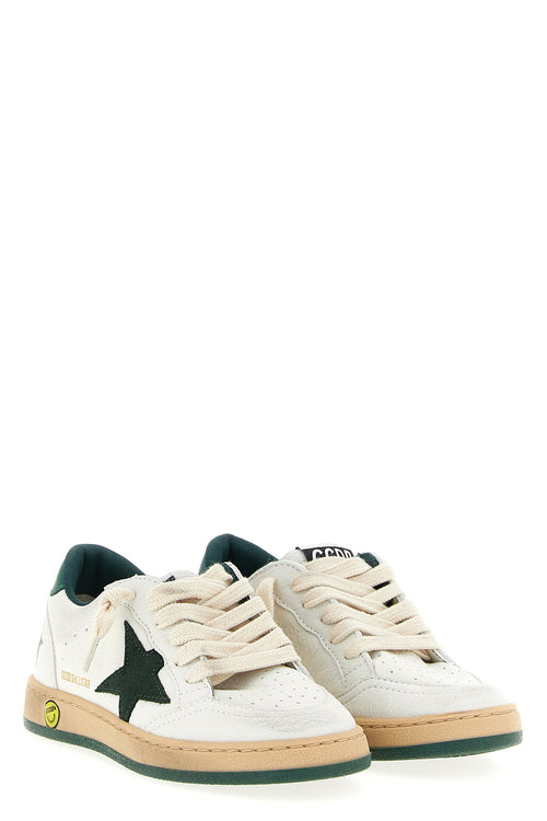 GOLDEN GOOSE 'Ballstar' sneakers For Unisex baby 94% goat leather 6% cow leather