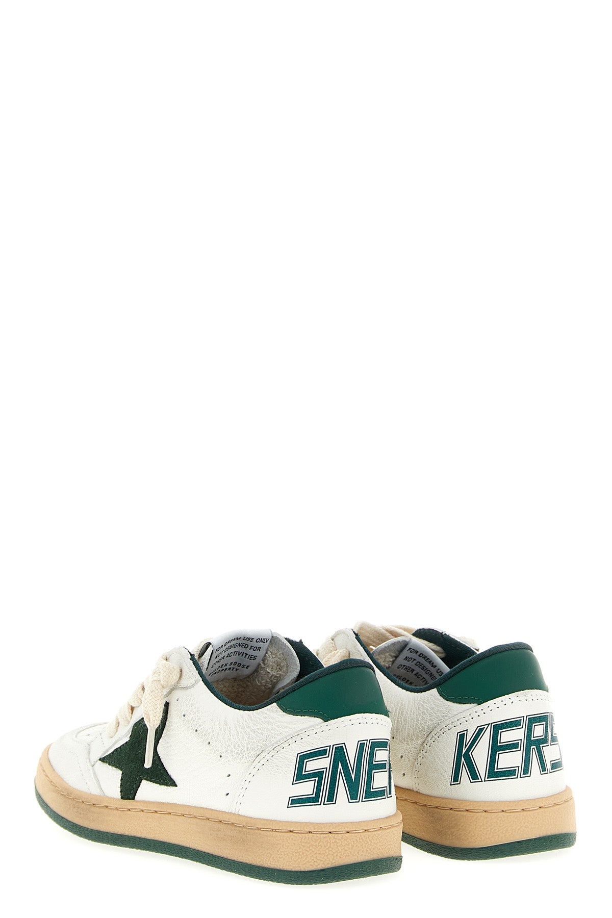 GOLDEN GOOSE 'Ballstar' sneakers For Unisex baby 94% goat leather 6% cow leather
