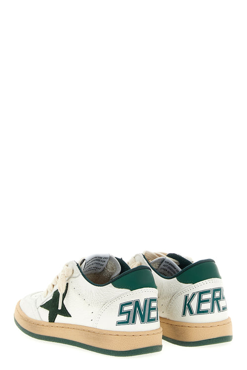 GOLDEN GOOSE 'Ballstar' sneakers For Unisex baby 94% goat leather 6% cow leather