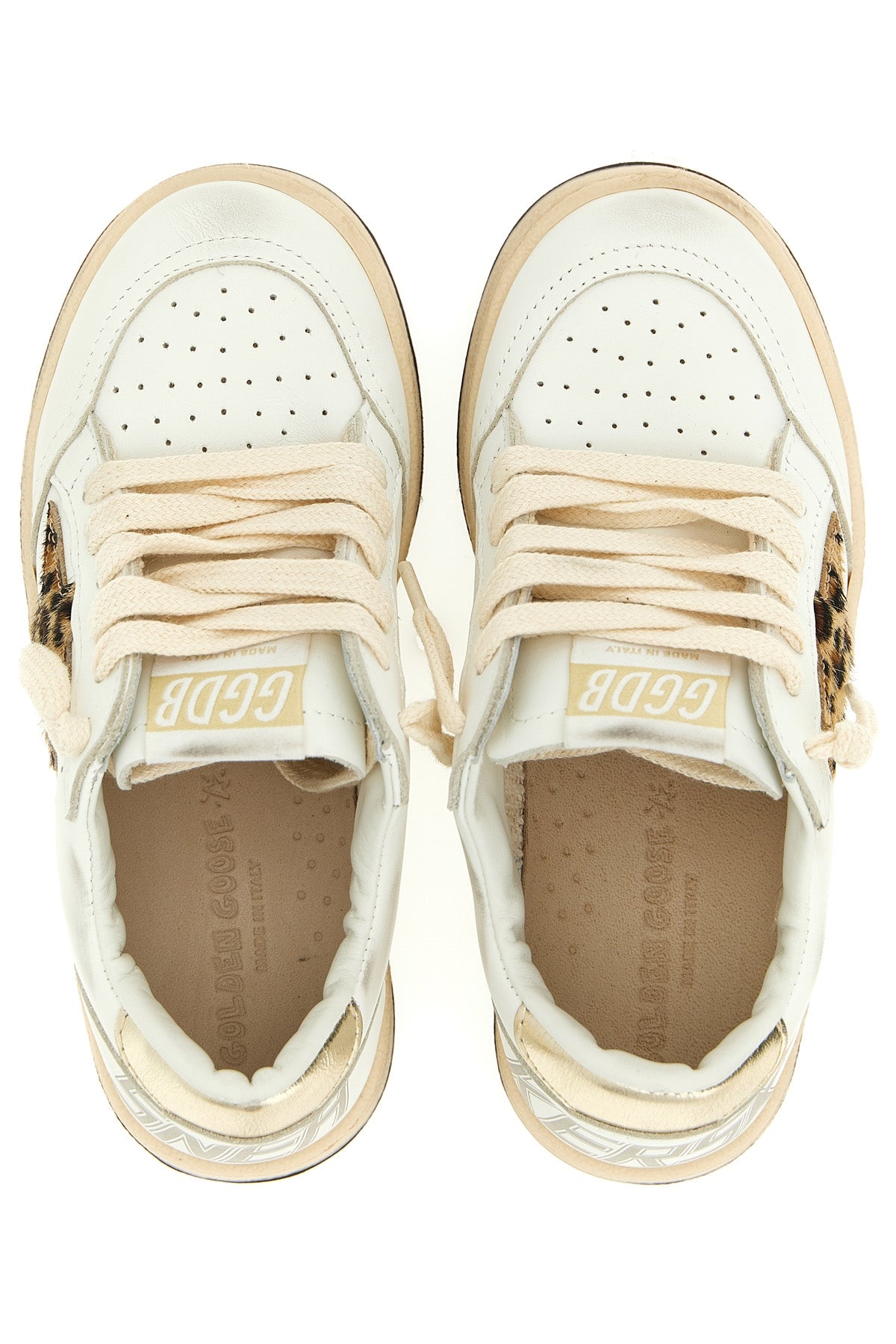 GOLDEN GOOSE 'Ball Star' sneakers For Baby girl 100% cow leather (bos taurus)