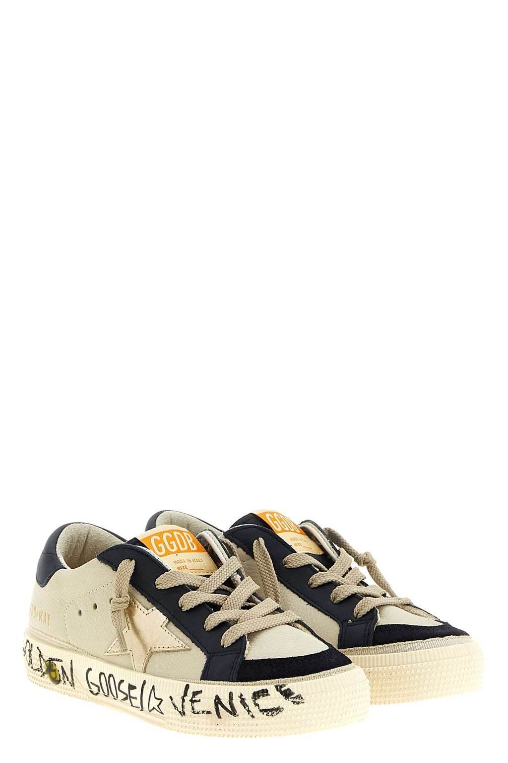 GOLDEN GOOSE 'May' sneakers For Baby boy 100% cow leather (bos taurus)