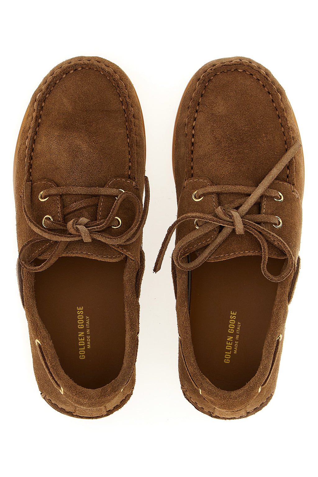 GOLDEN GOOSE 'Cruise Loafer Y' boat shoes For Baby boy 100% cow leather (bos taurus)