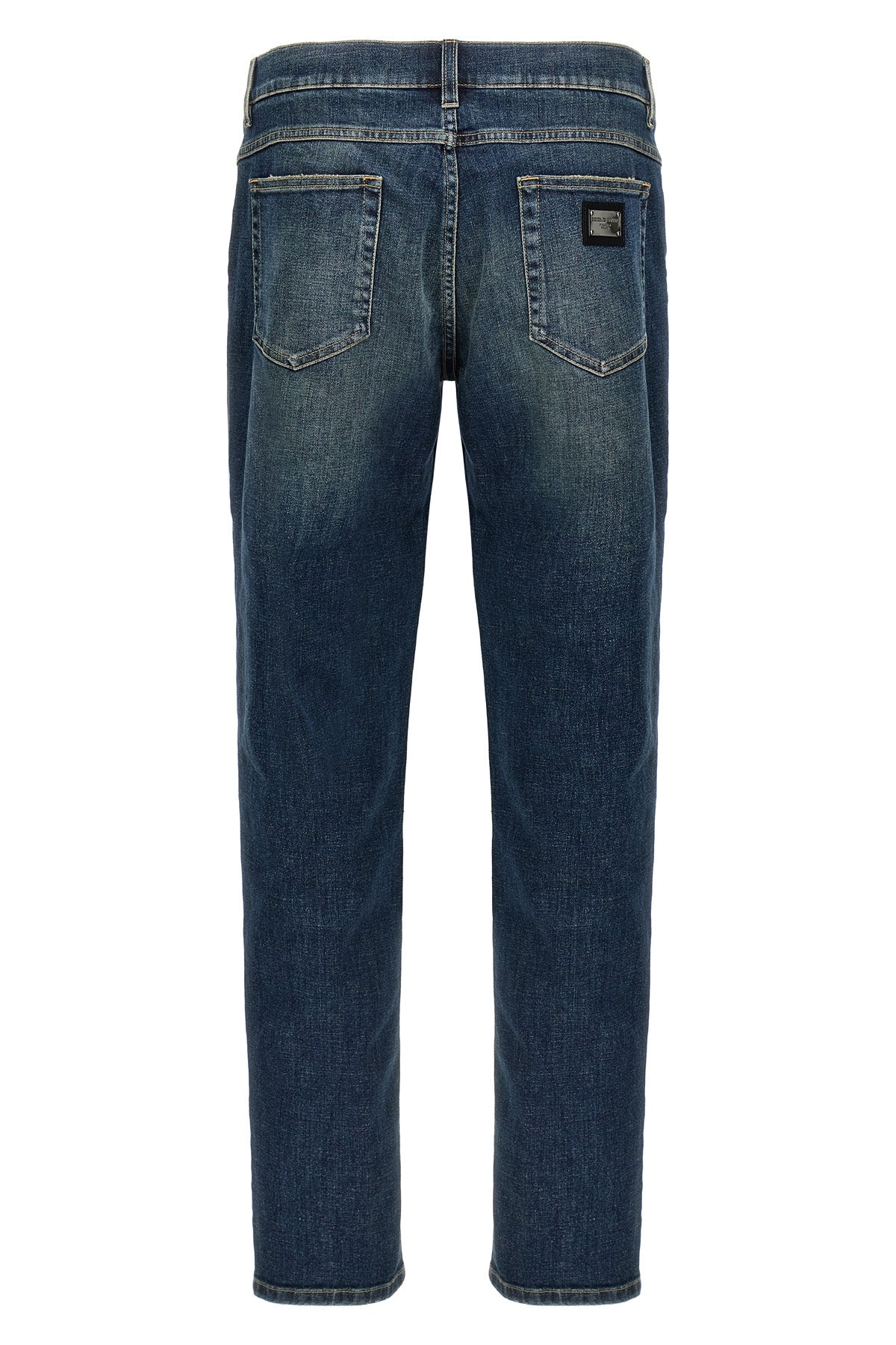 dolce & gabbana Logo plaque jeans