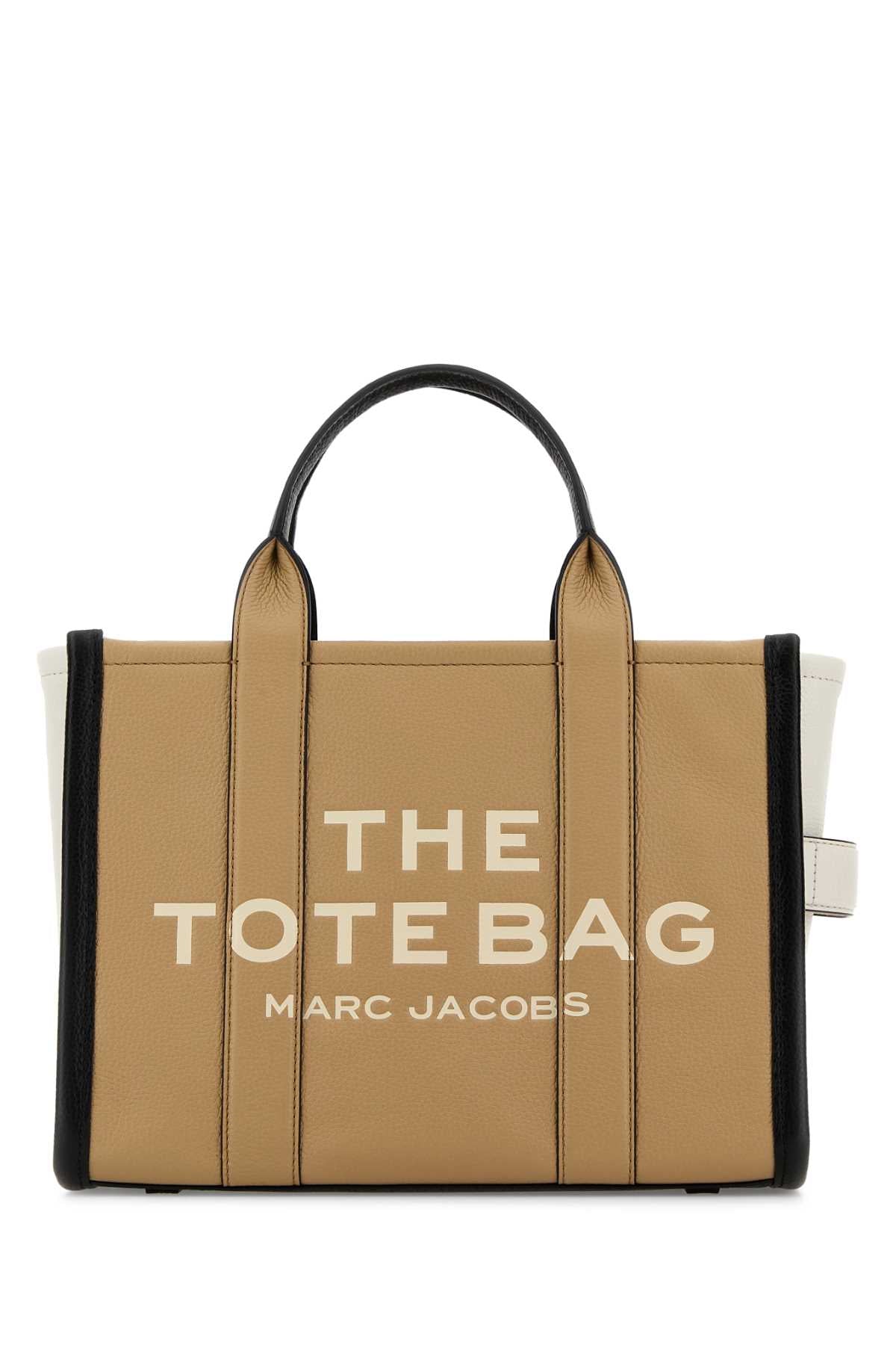 MARC JACOBS THE MEDIUM TOTE For Women Exterior: 100% Bovine leather Lining: 100% Leather Finishing: Silver metal