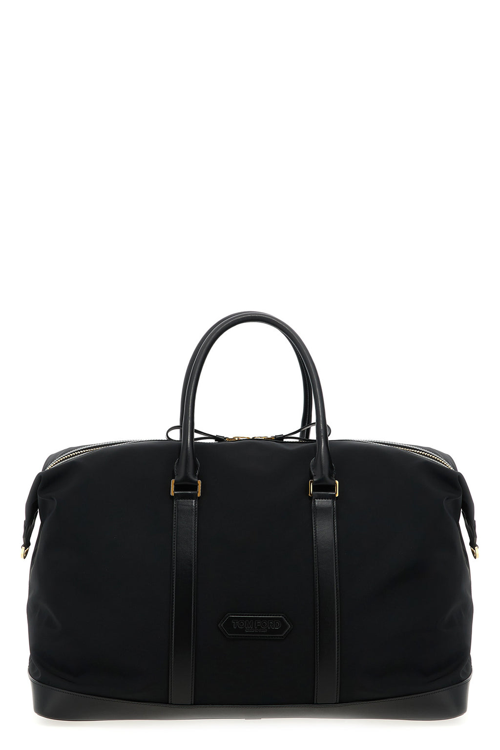 TOM FORD Leather details travel bag For Men 80% polyester, 20% calf leather