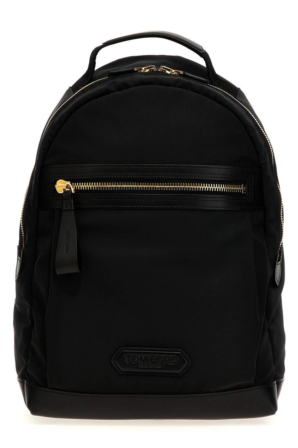 TOM FORD Logo backpack For Men 80% polyester, 20% calf leather