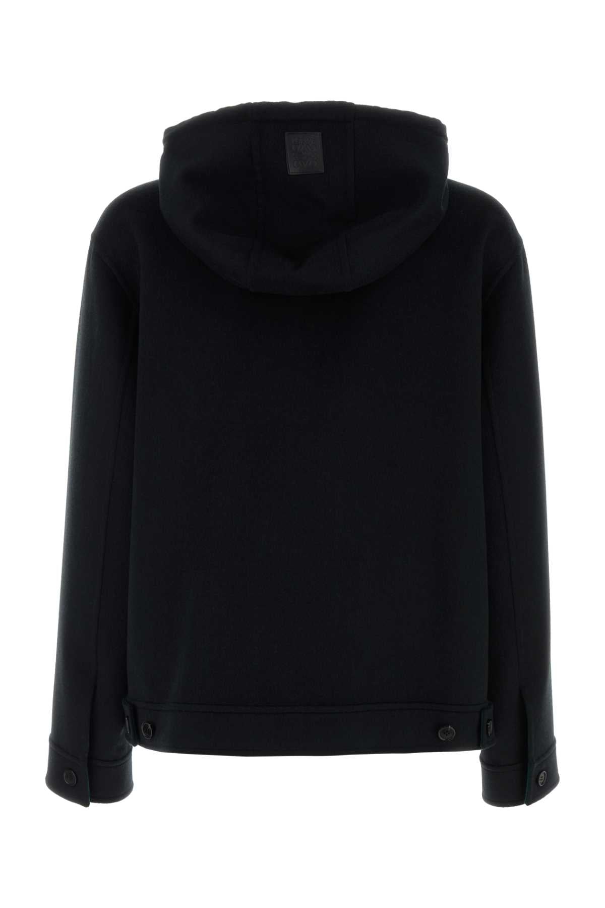 LOEWE HOODED JACKET For Men Exterior: 90% Wool 10% Cashmere
