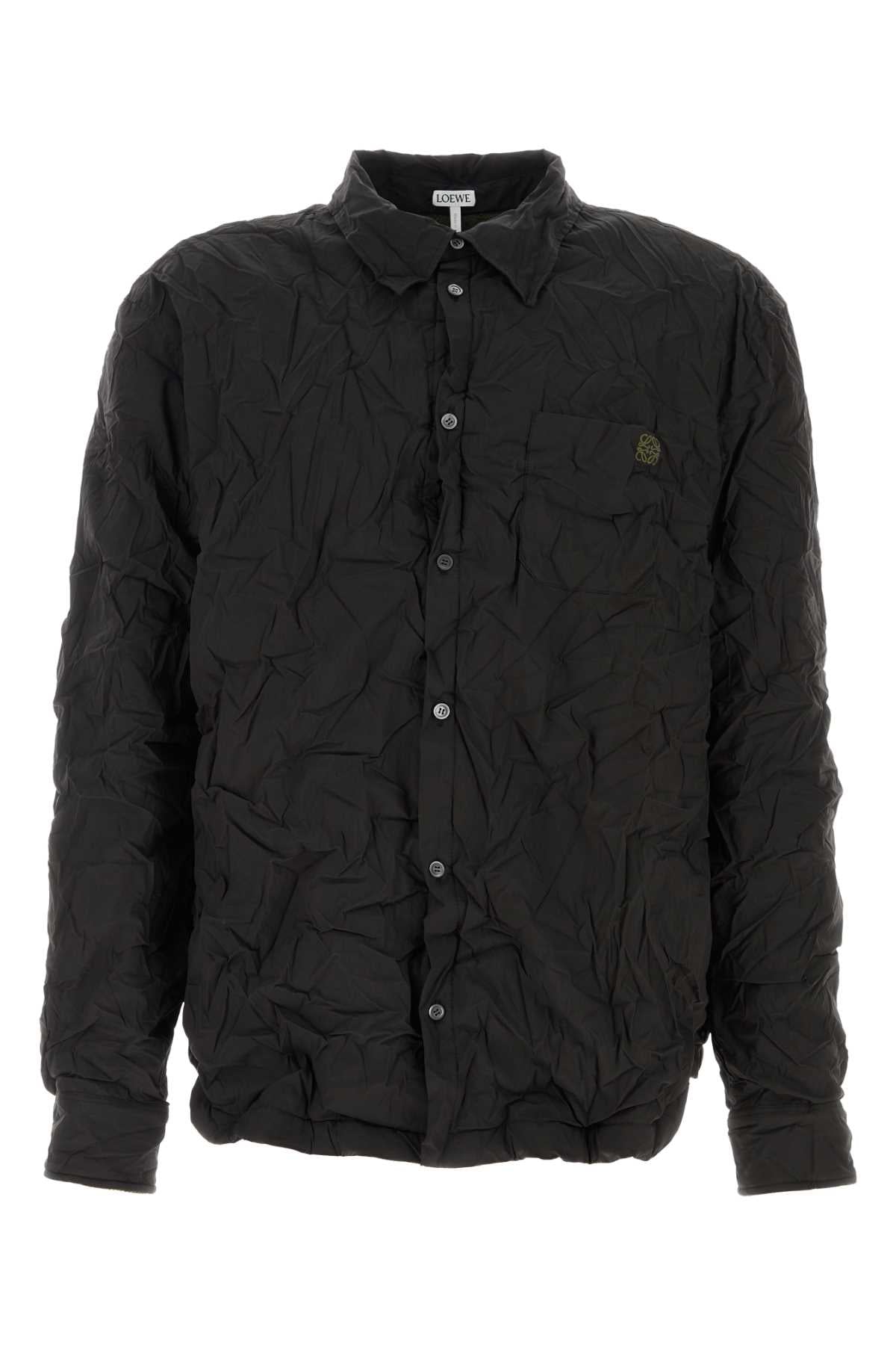 LOEWE HYBRID SHIRT For Men Exterior: 70% Cotton 30% Polyester Lining: 100% Wool