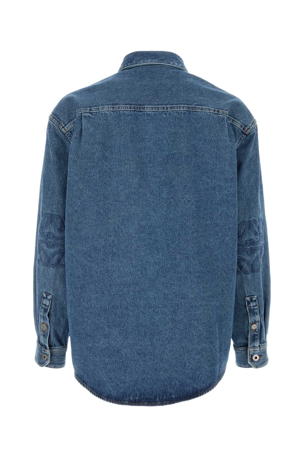 LOEWE ANAGRAM OVERSHIRT For Men Exterior: 100% Cotton