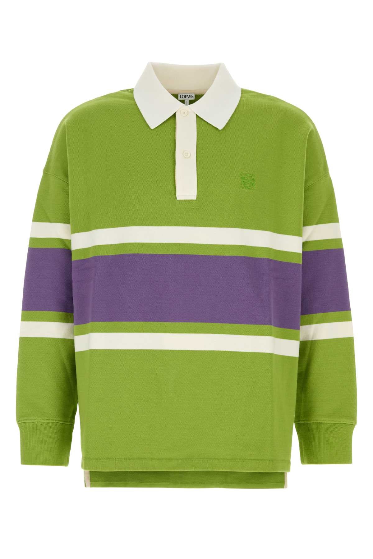 LOEWE LONG SLEEVE POLO For Men Exterior: 100% Cotton