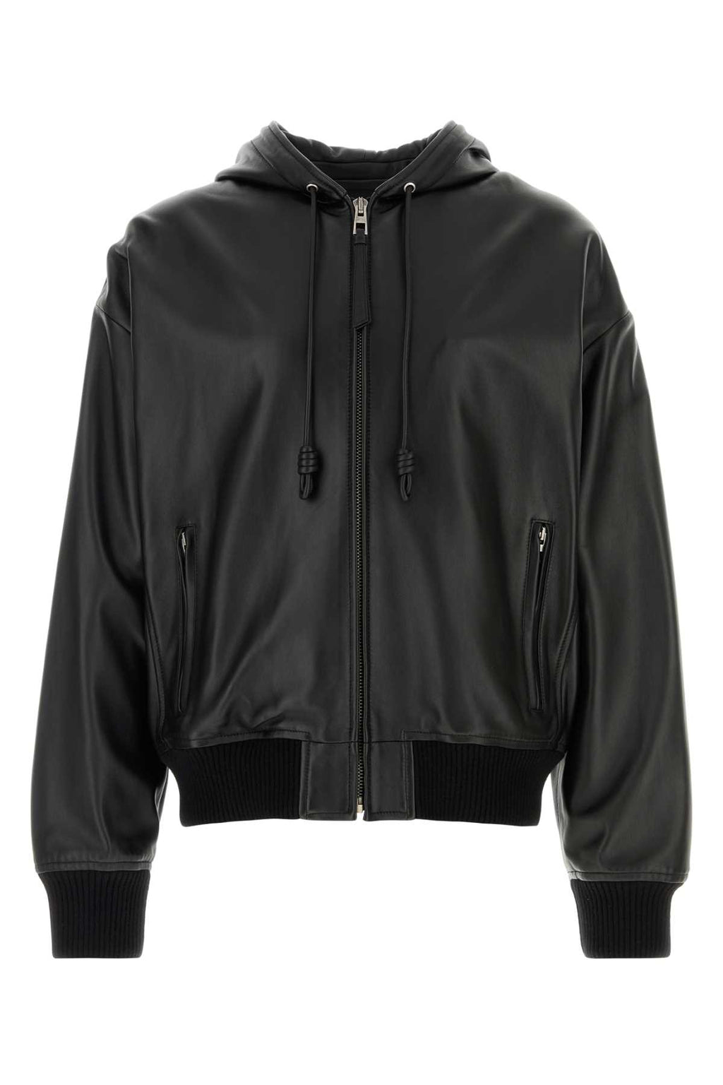 LOEWE HOODED JACKET For Men Exterior: 100% Lamb Lining: 100% Cotton