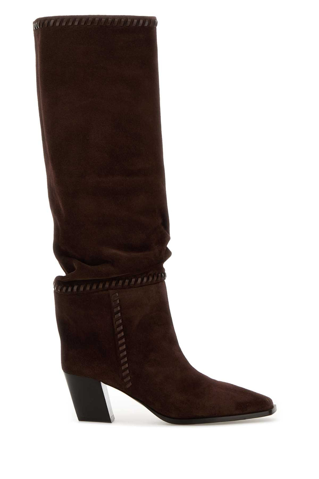 JIMMY CHOO HART/STITCH KB 60 For Women Exterior: 100% Suede Interior: 100% Leather Sole: Leather and Rubber