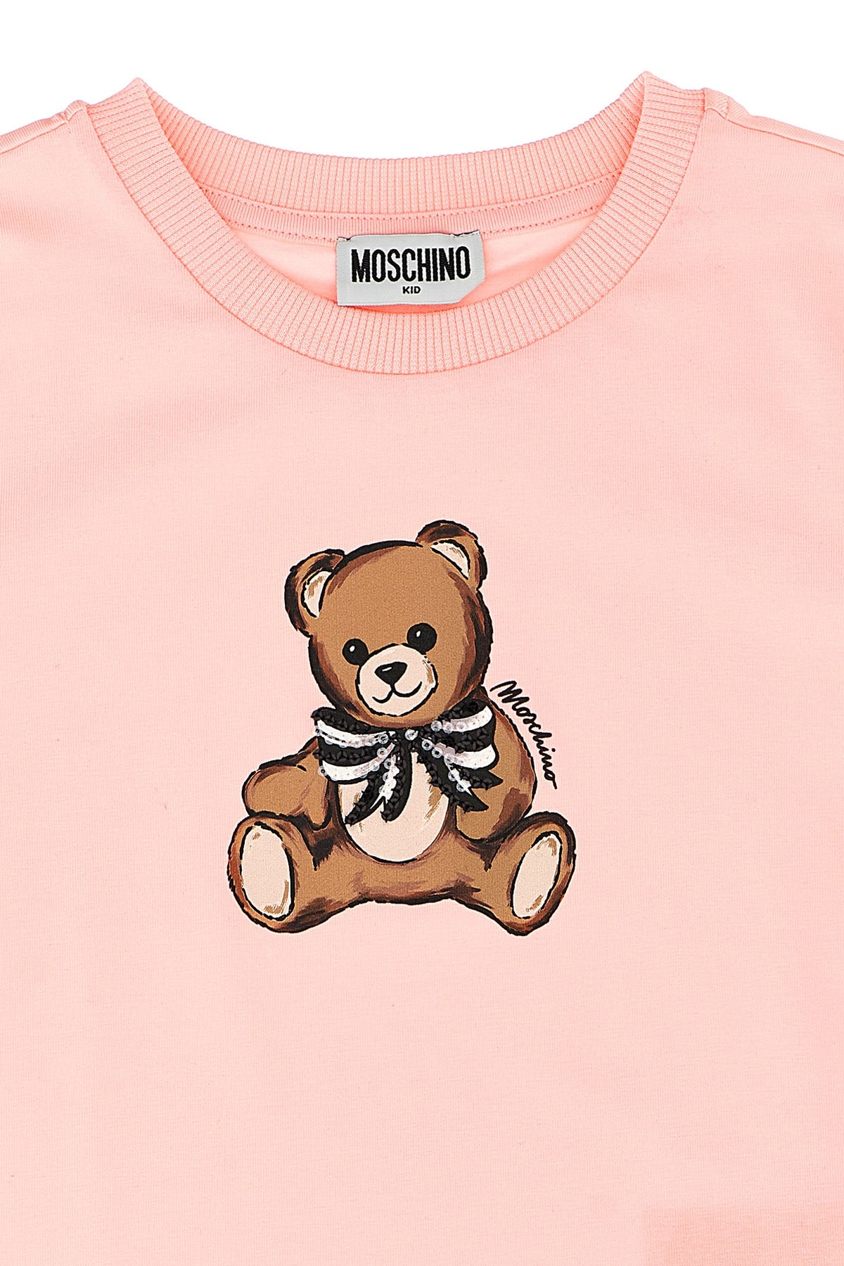 MOSCHINO KID TEEN 'Moschino Teddy Bear' T-shirt For Baby girl 95% cotton, 5% elastane