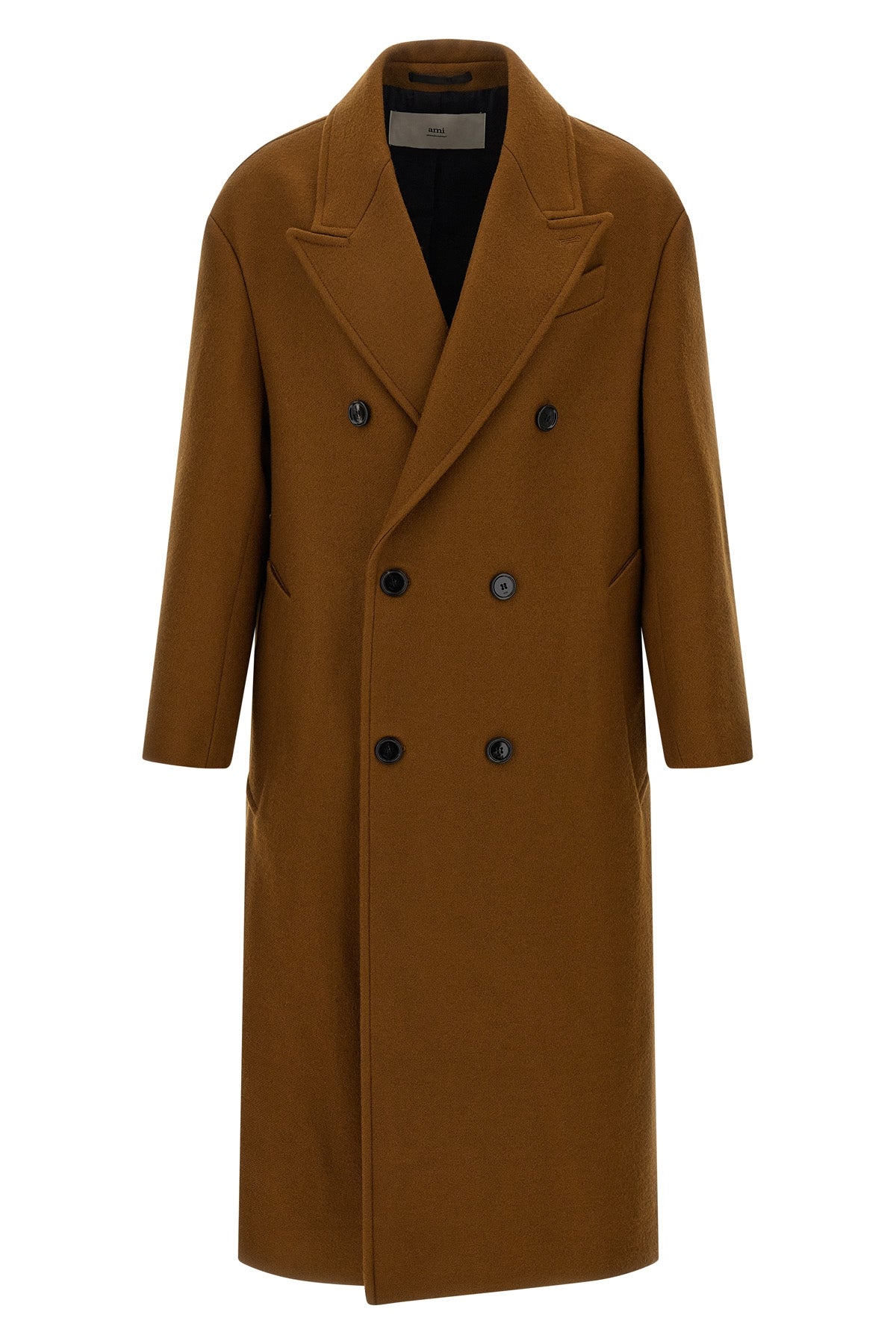 AMI PARIS Double-breasted coat For Men 100% virgin wool