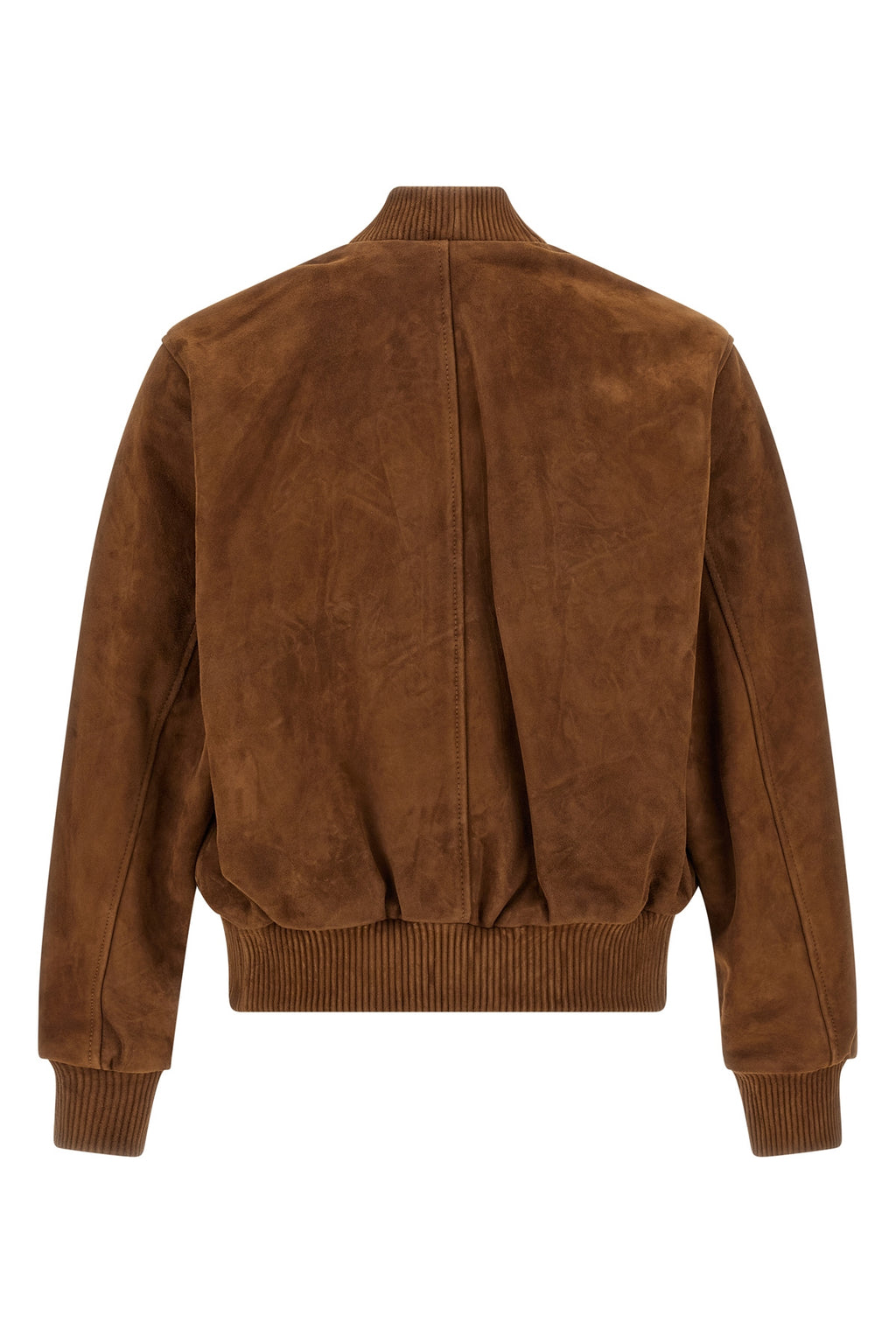 AMI PARIS Suede bomber jacket For Men 100% goat leather (Capra Hircus Hircus)