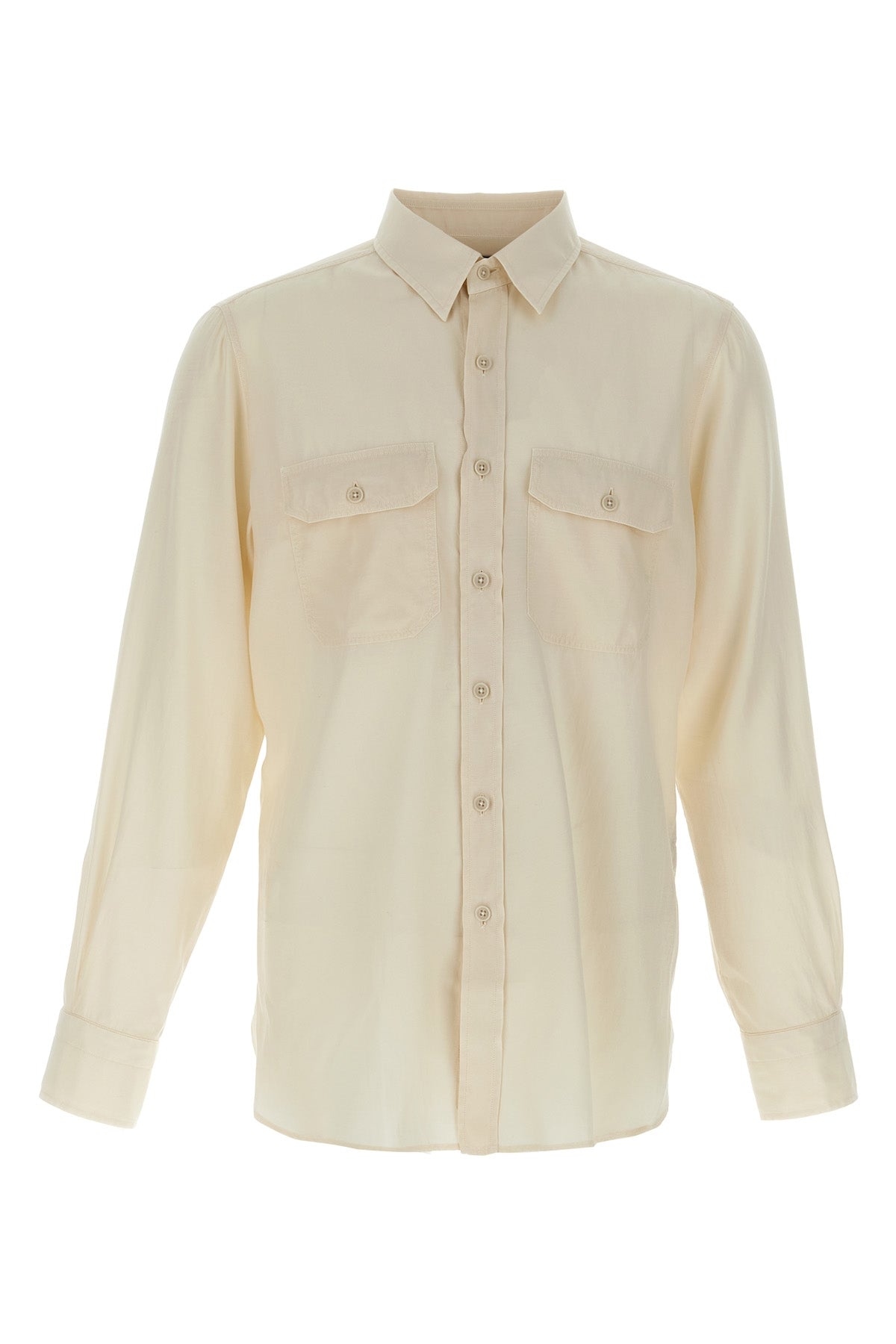 TOM FORD Twill shirt For Men 62% cupro 38% cotton