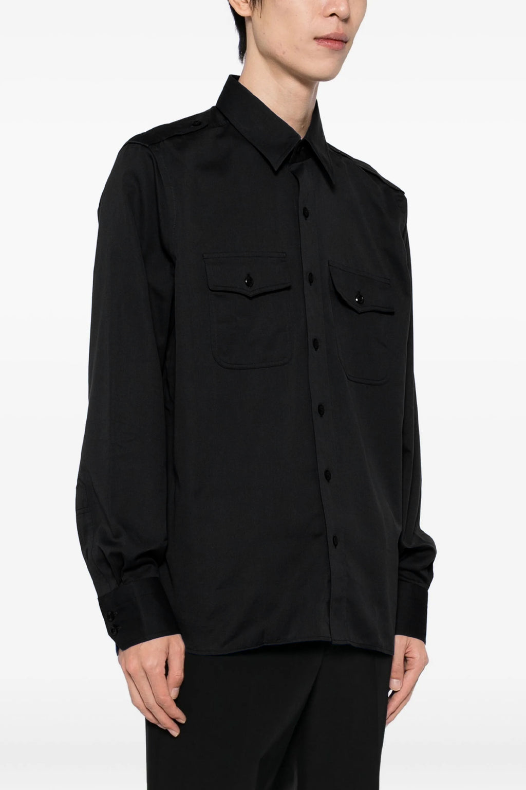 TOM FORD 'Military' shirt For Men 92% cotton 8% silk