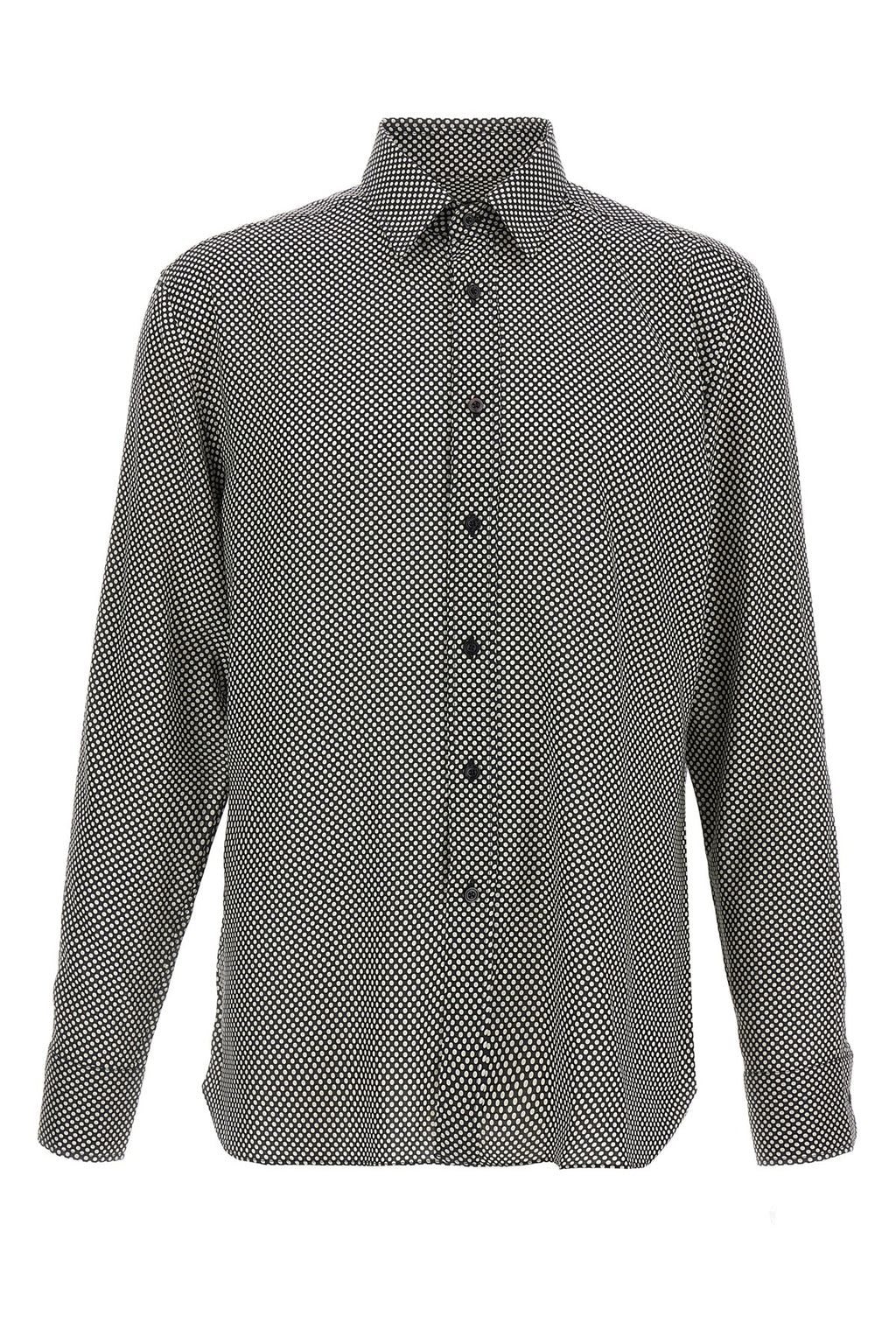 TOM FORD Polka dot shirt For Men 100% lyocell