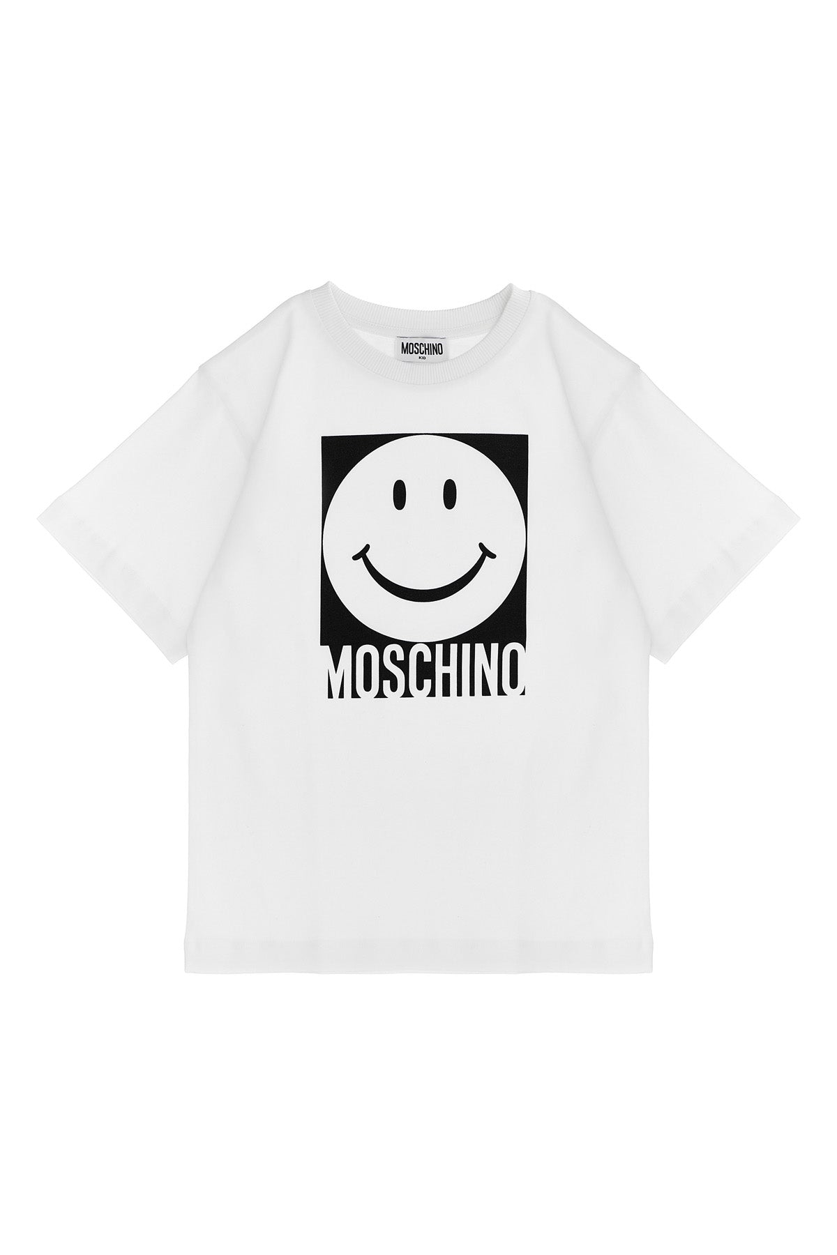 MOSCHINO KID TEEN Printed T-shirt For Baby boy 100% cotton