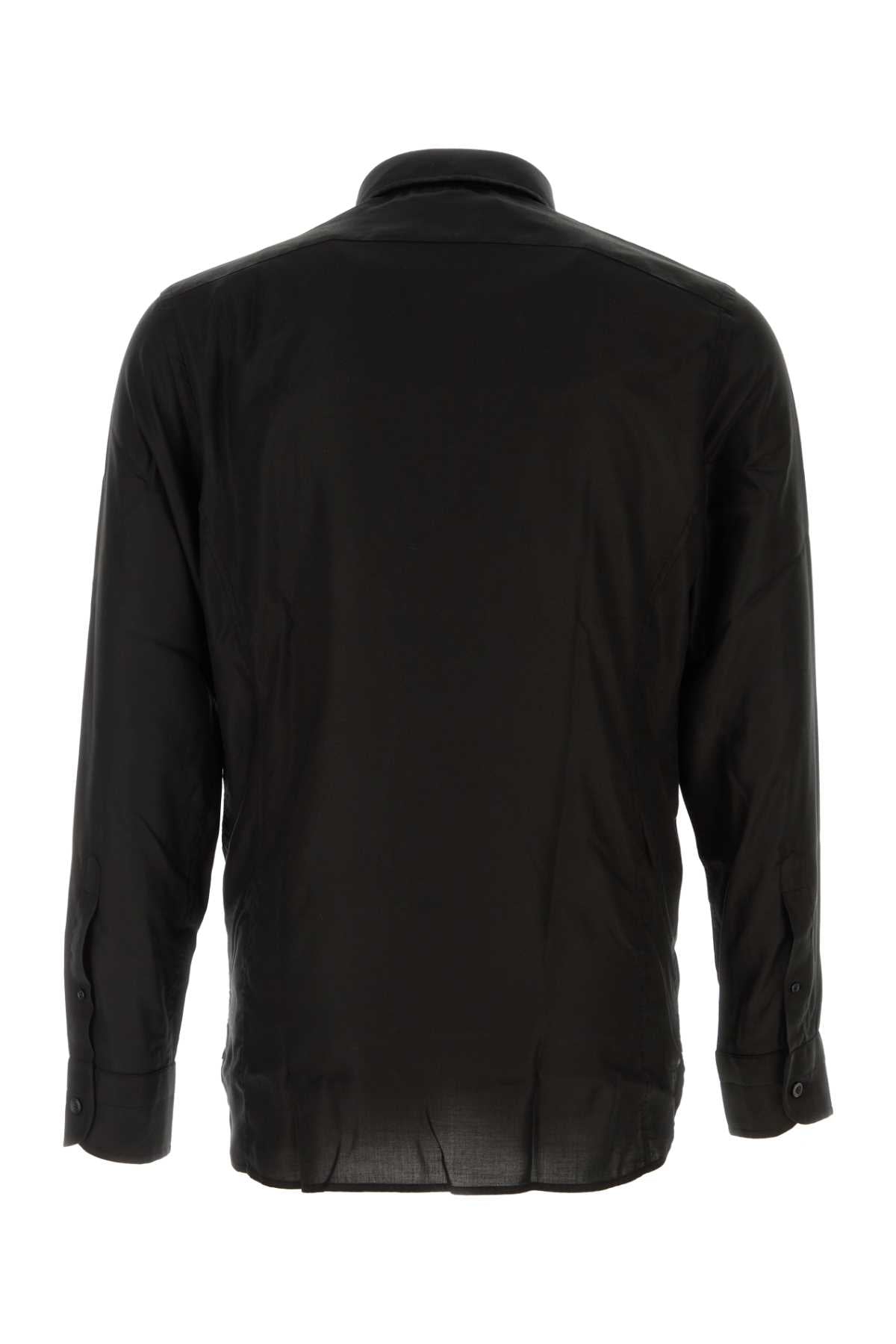 TOM FORD LIGHT FLUID FINE GABARDINE SLIM FIT SHIRT For Men Exterior: 100% Lyocell