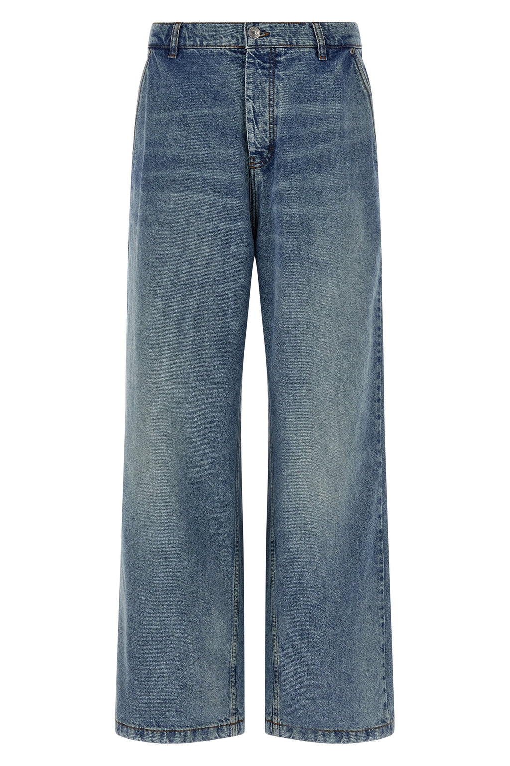 AMI PARIS Wide leg jeans For Men 100% cotton