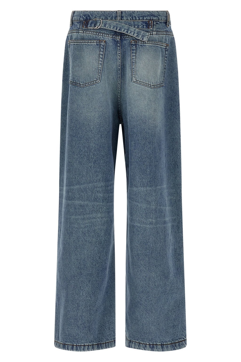 AMI PARIS Wide leg jeans For Men 100% cotton