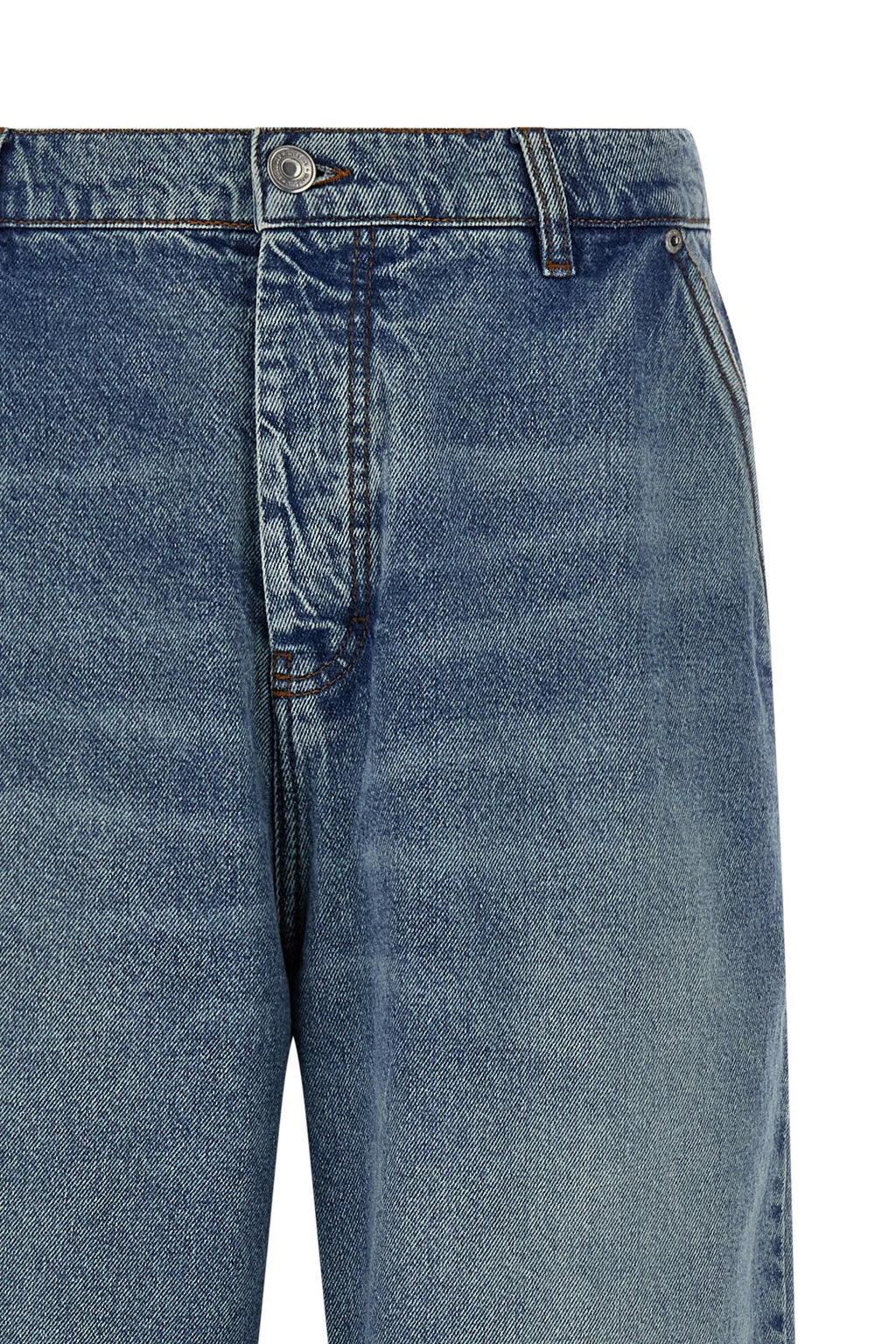 AMI PARIS Wide leg jeans For Men 100% cotton