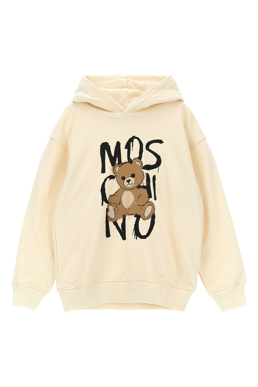 MOSCHINO KID TEEN 'Moschino Teddy Bear' hoodie For Unisex baby 100% cotton