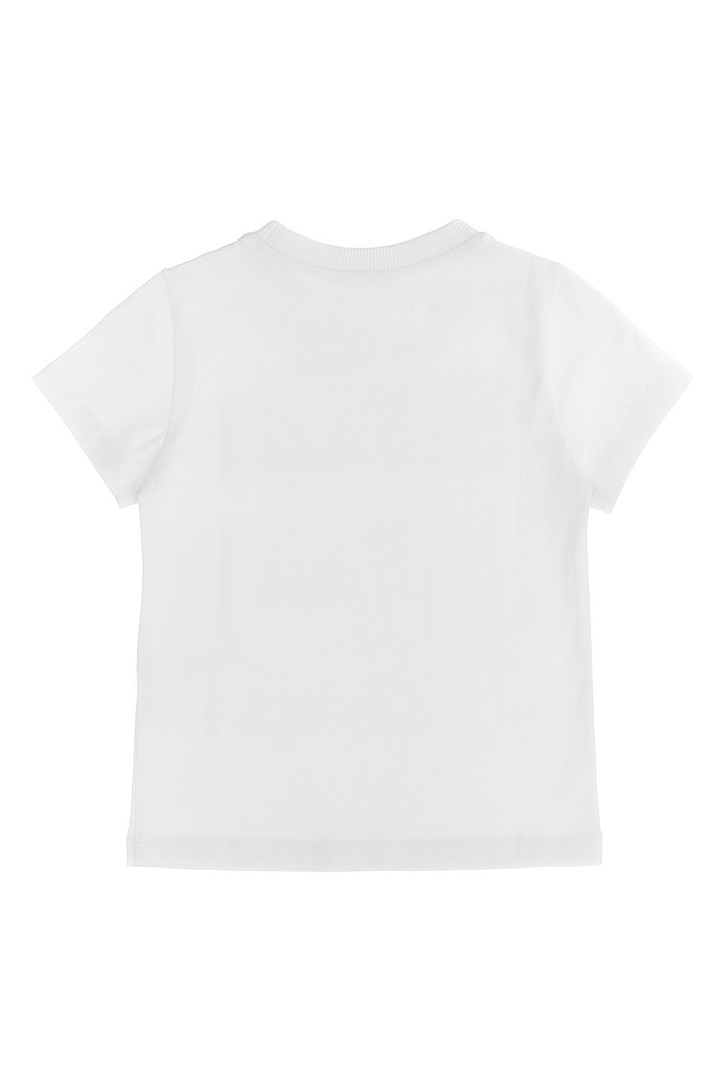 MOSCHINO KID TEEN 'Lettering Logo' T-shirt For Unisex baby 95% cotton, 5% elastane