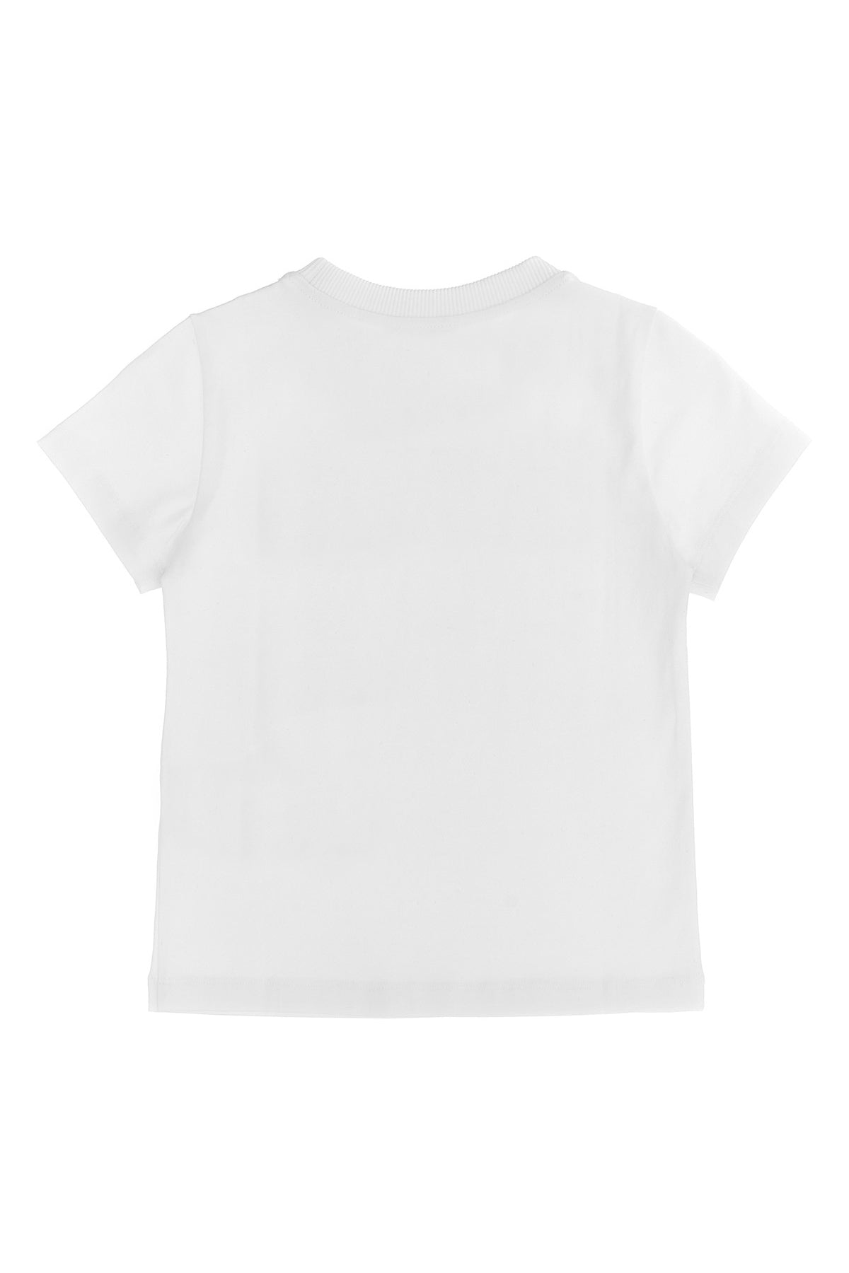 MOSCHINO KID TEEN 'Lettering Logo' T-shirt For Unisex baby 95% cotton, 5% elastane