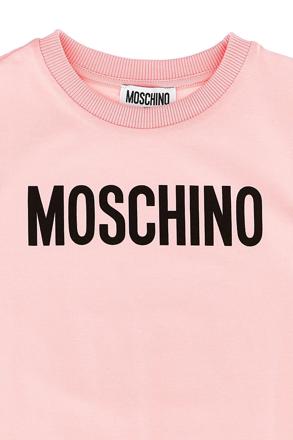 MOSCHINO KID TEEN 'Lettering Logo' T-shirt For Baby girl 95% cotton, 5% elastane
