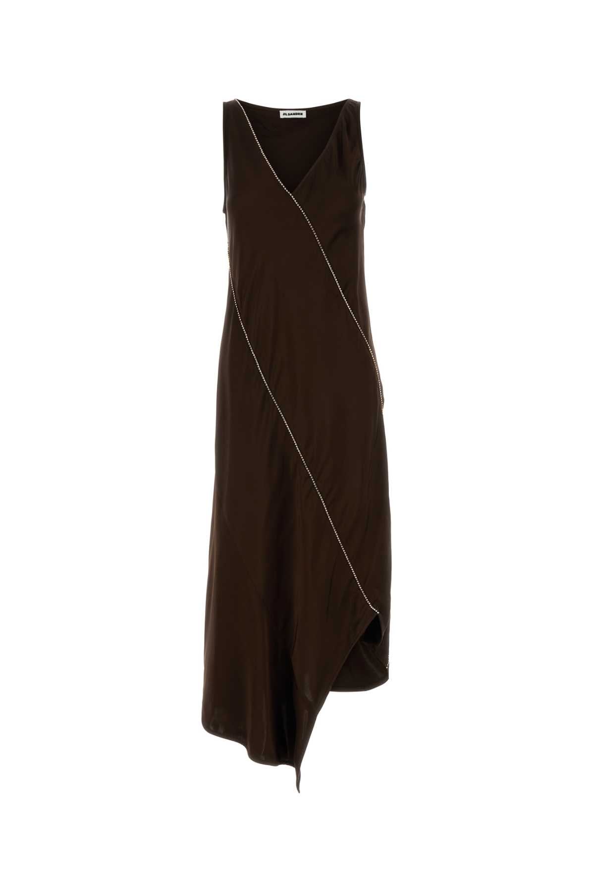 JIL SANDER DRESS 254 W CHAIN For Women Exterior: 100% Viscose