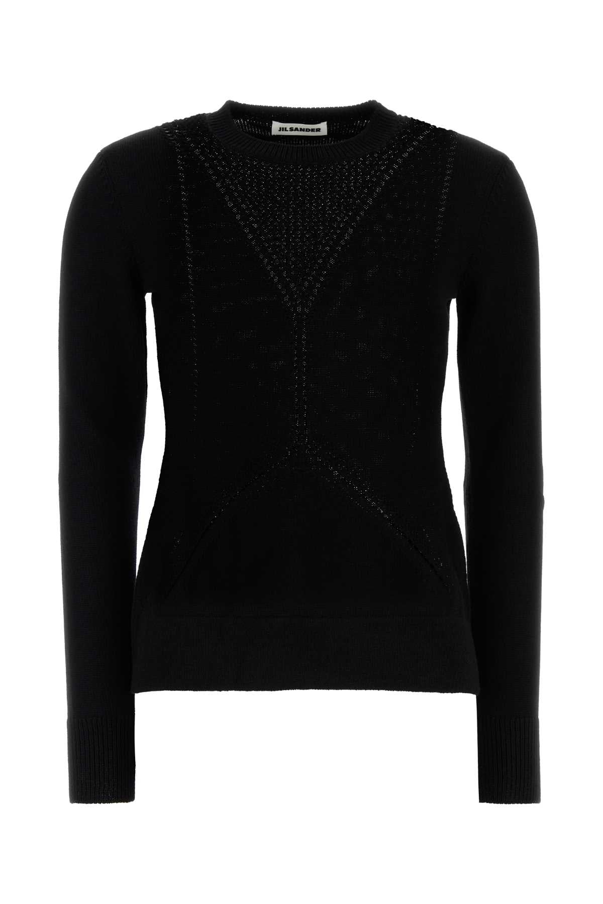 JIL SANDER CN LS JUMPER For Women Exterior: 67% Wool 33% Cotton