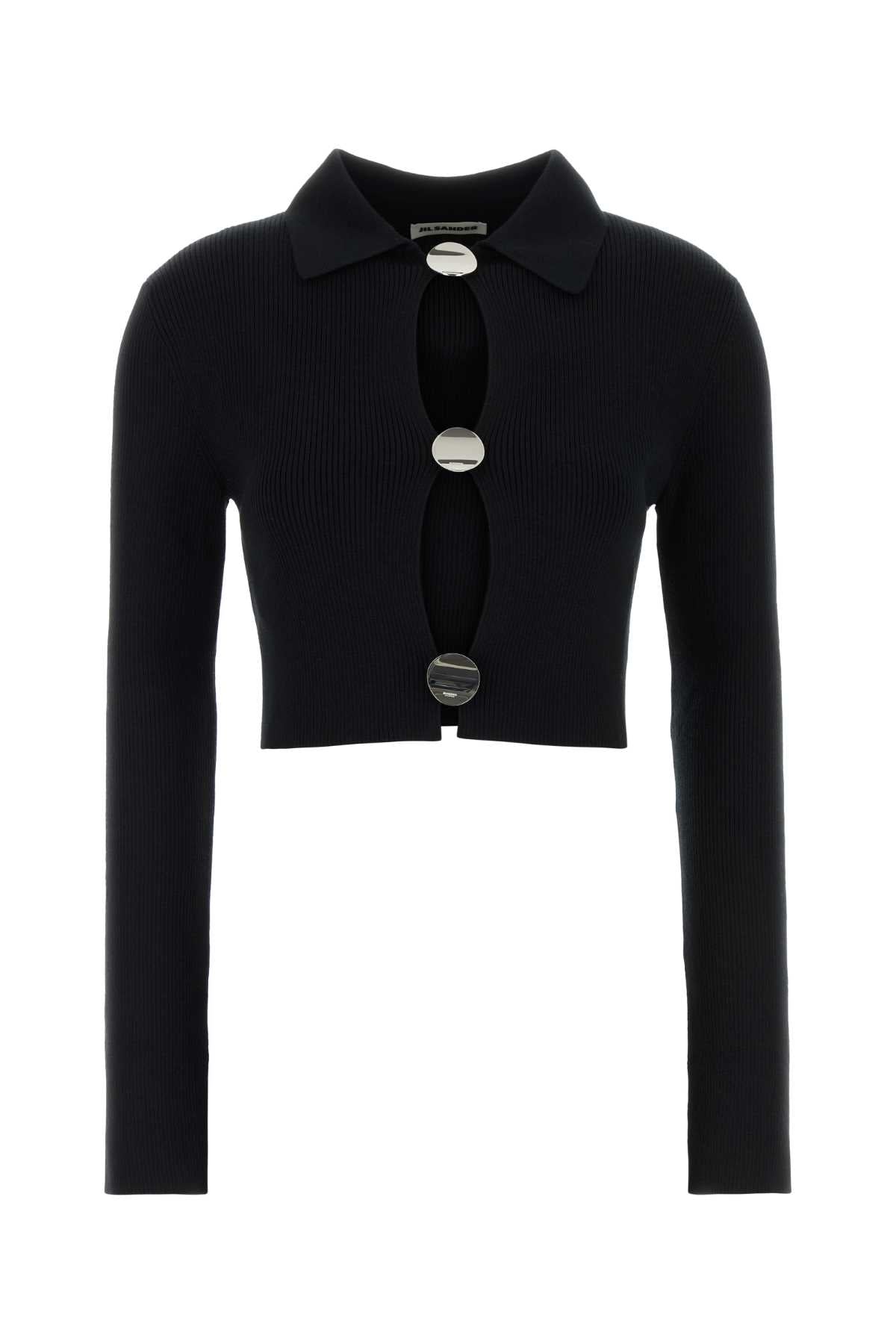 JIL SANDER POLO CARDIGAN For Women Exterior: 100% Virgin wool
