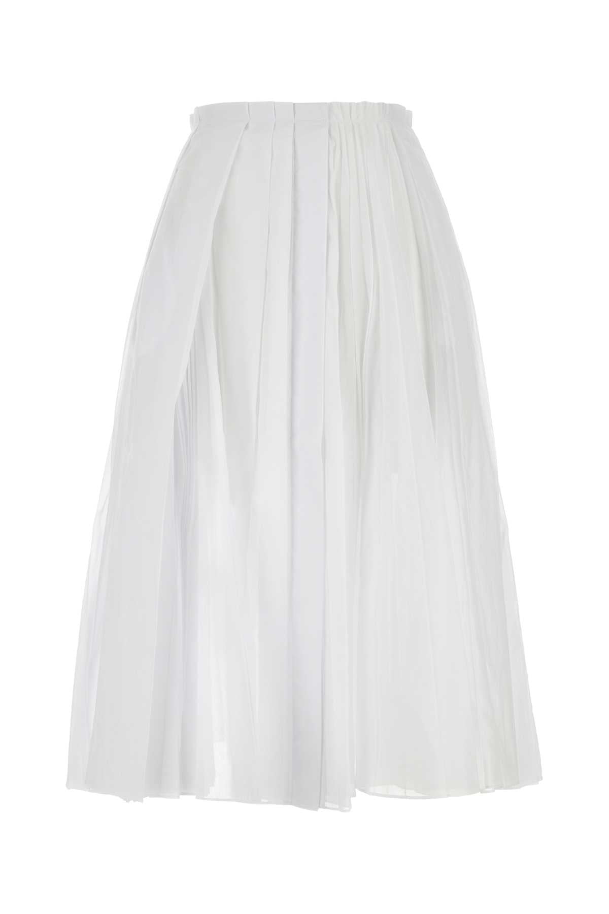 JIL SANDER SKIRT 73 PL For Women Exterior: 100% Cotton Lining: 100% Cotton