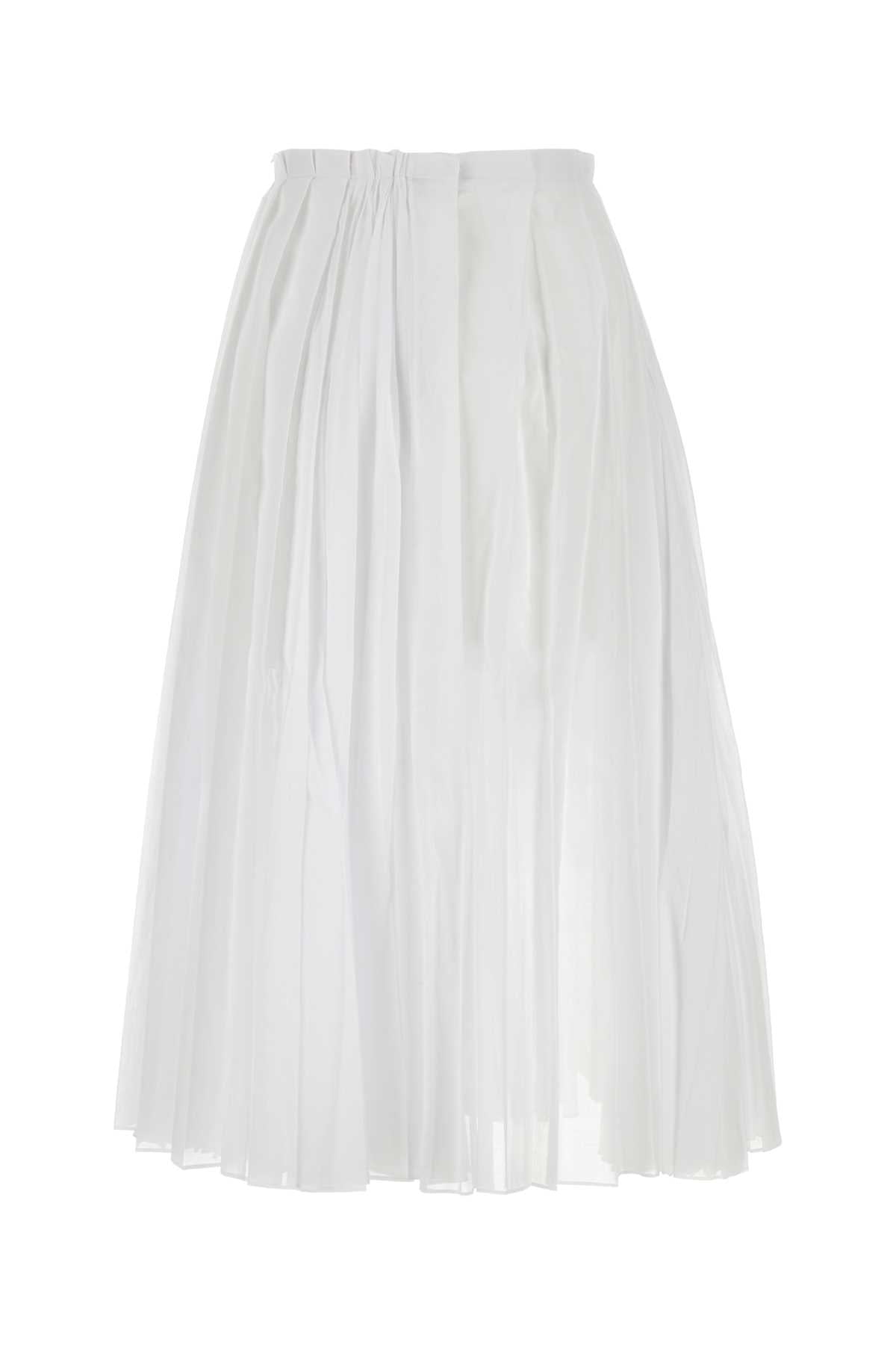 JIL SANDER SKIRT 73 PL For Women Exterior: 100% Cotton Lining: 100% Cotton